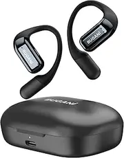 BUGANI Open Ear Headphones, Bluetooth 5.2 Wireless Headphones with Microphone, ENC Clear Talk, Immersive Stereo Sound, Fast Charging, 32H Playtime, Waterproof Sport Earbuds for Running.