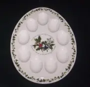 PORTMEIRION The Holly & The Ivy EGG Platter Plate NEW