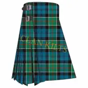 Colquhoun Ancient 8-yard Scottish Handmade Traditional Tartan Kilt For Men