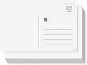 Sweetzer & Orange Blank Postcards for Mailing. 60 White 4x6 Blank Post Cards, Blank Mailable Postcards Set. Make Your Own Printable Postcards. 300gsm Postcard Paper Cardstock, Bulk Post Card Pack.