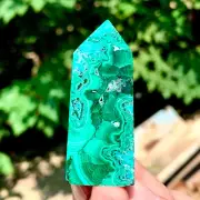 85G natural luster peacock stone transparent cluster rough mineral sample