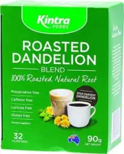 Roasted Herbal Dandelion Root Tea 32 Bags Organic Caffeine-Free Detox 90g