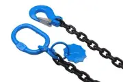 Chain Sling 2 Ton Single 1 Leg With Clevis Grab Hook G80 1m 8mm