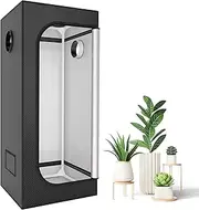 Grow Tent Kit, 200W Dimmable LED Grow Lights for Plants, 600D Oxford Cloth, 4" Carbon Filter Kit, Indoor Grow Tent Kit, for Indoor Plant, 40 * 40 * 120cm