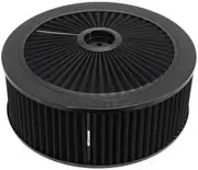 Aeroflow 14" X 5" Full Flow Assembly 5-1/8" 1-1/8" Drop , Black, - AF2251-3070