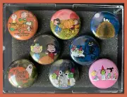 Charlie Brown Peanuts Great Pumpkin 8 Halloween 1 inch Round 3M Magnets Set B