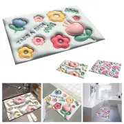 3D Flower Absorbent Mat Anti-Slip Diatom Mud Floor Mat Foldable Bathroom xiyih