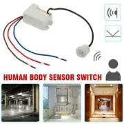 360° Mini Recessed PIR Ceiling Occupancy Motion Sensor Detector Light Switch