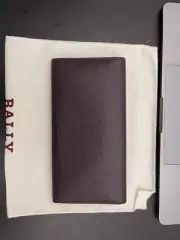 BRAND NEW BALLY MEN BURGUNDY BALIRO WALLET WITH TAGS