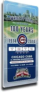 MLB Chicago Cubs Wrigley Field 100th Anniversary Game Mega Ticket