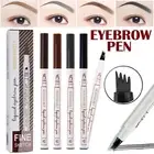 Microblading Eyebrow Tattoo Ink Pen Long Lasting WaterProof Fork Tip Pencil Brow
