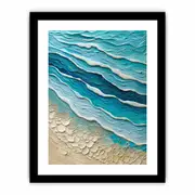 Waves texture Wall Art