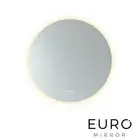 Euro Mirror Fless 1000mm Round LED Illuminated Frameless Bathroom Wall Mirror