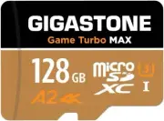 GIGASTONE 128GB Micro SD Card - 4K Game Turbo MAX - MicroSDXC Memory Card, A2 U3