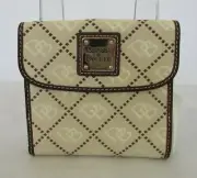 Dooney & Bourke Wallet DB Logo Beige Brown NWT $155