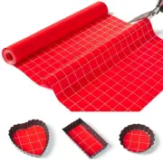 Silicone Baking Mat Roll 16IN*5FT Free Cutting, Non-Slip Pastry Mat, Non-Stic...