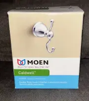 Moen Caldwell Chrome Double-Hook Wall Mount Towel Hook Model #Y3103CH
