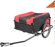CyclingDeal Bike Bicycle Cargo Trailer - Bike Cart Wagon Trolley with Cover