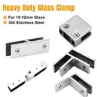 Glass Clamps Joiner Stainless Bracket Balustrade Pool Fence Panel Clamp Fitting