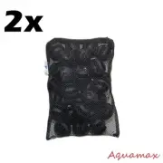 60pcs Aquarium 1.25" Bio Balls in Mesh Media Bag Maximize Bio-Filtration Black