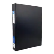 Bantex 3 D Ring Upright Binder Lower Spine Lable Pocket 38mm A3 Stylish Black