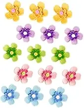 jojofuny 15Pcs Floral Thumb Tacks Replaceable Push Pins for Home and Office Versatile Decorative Pushpins for Cork Boards Art Projects and Photo Displays Stylish Design