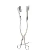 Beckman-Eaton Laminectomy Retractor, 13", Hinged Arms, Blunt 7x7 Teeth,1.75"x 2"