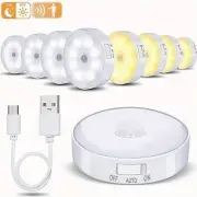 USB Rechargeable Motion Sensor LED Night Light Body Induction Lamp Wall Mount