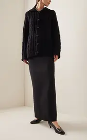 [The Row] Eleo Alpaca-Yak Cardigan