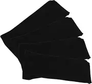 [PACKOVE] 4pcs Stretchy Boho Headbands with Button for Masks Non- Elastic Turban Hair Bands for Women Girls and Doctors for Sports and Outdoor Activities