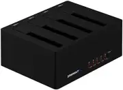 Dual Bay USB 3.0 SATA Docking Station with Cloner for HDD and SSD
