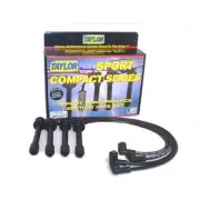 Taylor Plug Wire Set 77006; Spiro Pro 8mm Black for 88-01 Honda 1.5/1.6/1.7/1.8L (for: Honda)