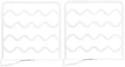 Shelf Organizer Dividers,2-Pieces Clear Vertical Sweater Organizer Partition Inserts - Closet Wardrobe Organization Dividers for Sweaters Towels Sweatshirts Pants Purses