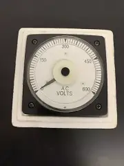 Modutec 2830-1051-SJSJ Switch Board Meter AC Volts 0-600