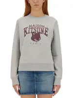 [Maison Kitsuné] Maison Kitsuné-Fox Campus Sweatshirt-Donna S