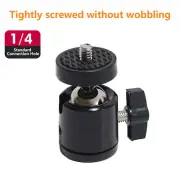 1/4"Ball Head Screw Tripod Mount 360 Rotating Mount Base Adapter for DSLR Camera