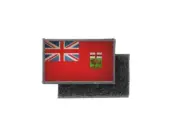 Flag patch printed badge country vintage canada manitoba