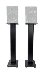 (2) Rockville 28" Studio Monitor Speaker Stands For Mackie CR4BT Monitors