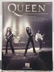 Queen Vocal Piano Sheet Music Book By Hal Leonard For Singers with Accompaniment