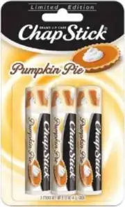 CHAPSTICK LIP BALM HOLIDAY LIMITED EDITION LIP CARE PUMPKIN PIE 0.15 - 3 PACK