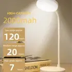 LED Desk Lamp Bedside Reading Table Light Dimmable Rechargeable 2000mAh