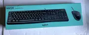 Logitech MK120 K120 Wired USB Keyboard Mouse Desktop Combo Set Brand New