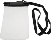 [BEBEMOKO] 1pc Waterproof Cell Phone Pouch for Swimming Touch Screen Phone Bag Full PVC