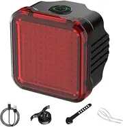 Bike Tail Light, Safety Brake Lights, 1.38 x 1.38 x 2.18 inches, Long Battery Life, Multi-Dynamic LED Warning Signals, Ideal for Cycling, Touring, Mountain Trails, Adventure Riding