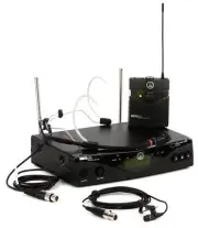 AKG WMS470 Presenter Set Combo Wireless Headworn and Lavalier Microphone System