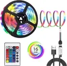 LED Strip Light, 16.4Ft/5M USB Powered Tv Led Backlight, IP65 Waterproof Rope Li