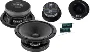 Deaf Bonce Car 6.5" Midrange Speakers 2.5" HornTweeters Component System Set