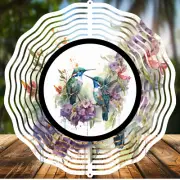 Hummingbird #12, Wind Spinners 8" Sublimated, High Quality Aluminum (ws189)