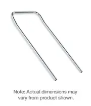 Metro H5S Super Erecta One-Piece Handle, Stainless Steel, 24"