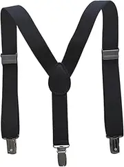[Generic] Children Braces 2.5CM Boys Girls Elastic Stretch Suspenders Adjustable 3 Clip Children's Back Straps Clip Set